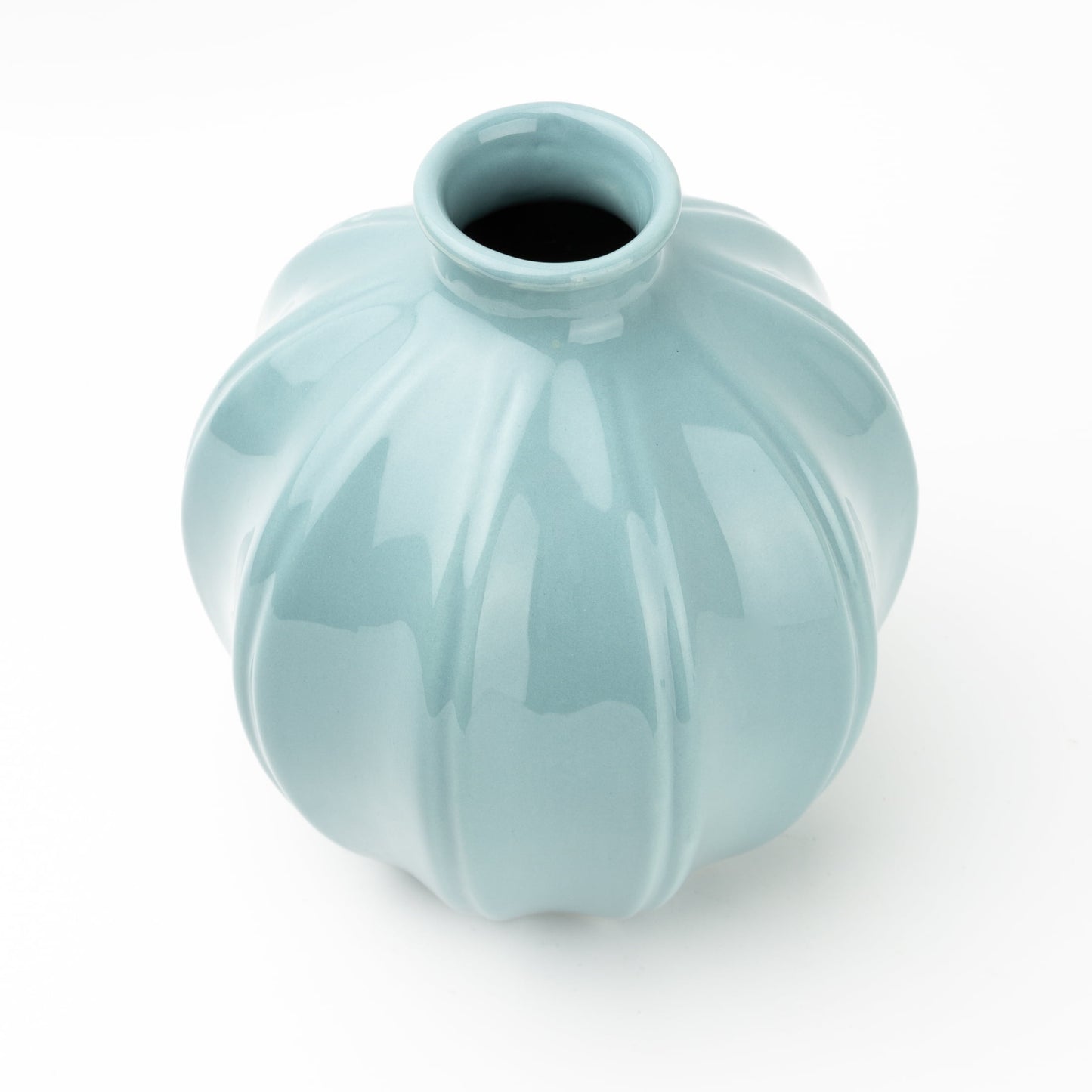 Mainstays Solid Blue Ceramic Vase