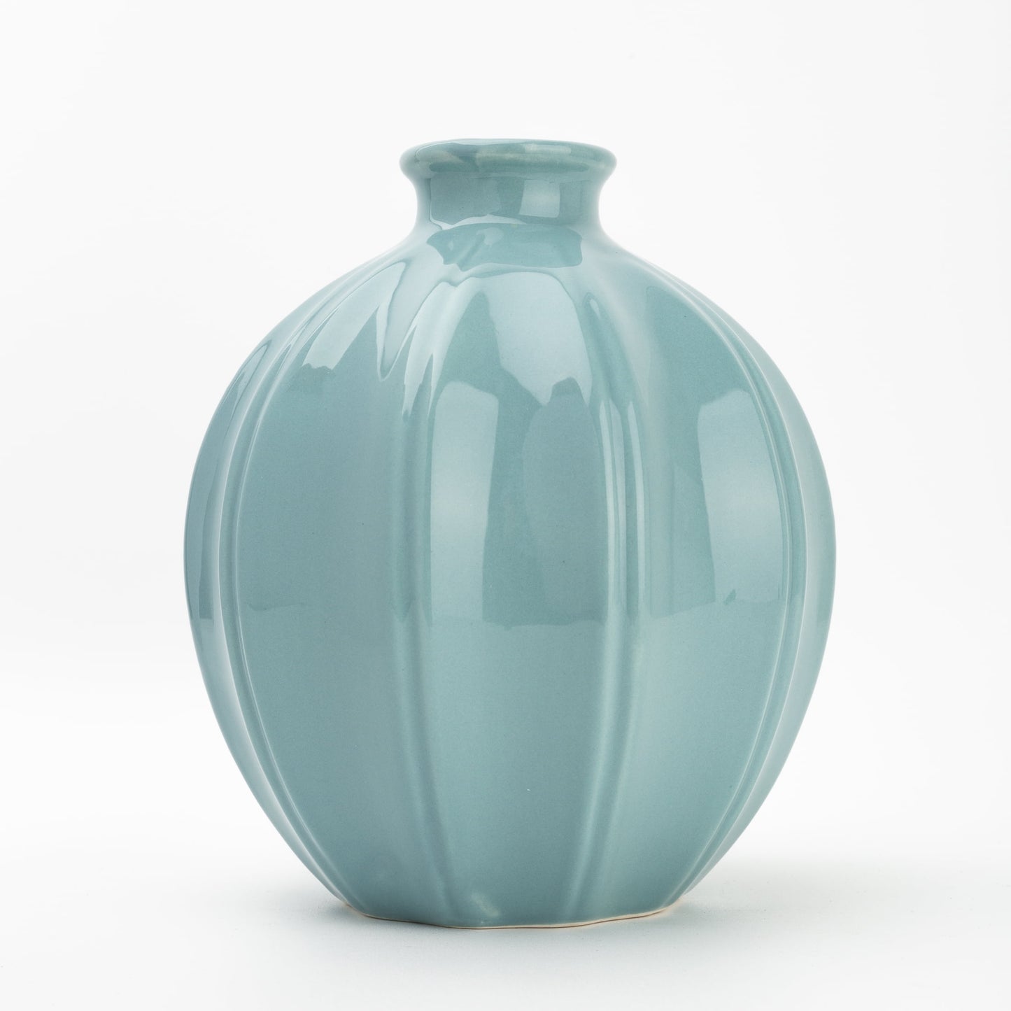 Mainstays Solid Blue Ceramic Vase