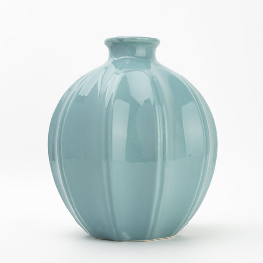 Mainstays Solid Blue Ceramic Vase