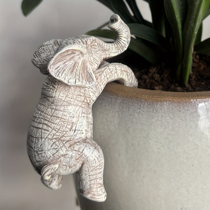 1pc Elephant-Shaped Hanging Flower Pot - Charming Decor for Balcony Gardens & Bedrooms - Unique Elephant Lover Gift - Handcrafted Aesthetic Room Accent for Boho Chic Homes