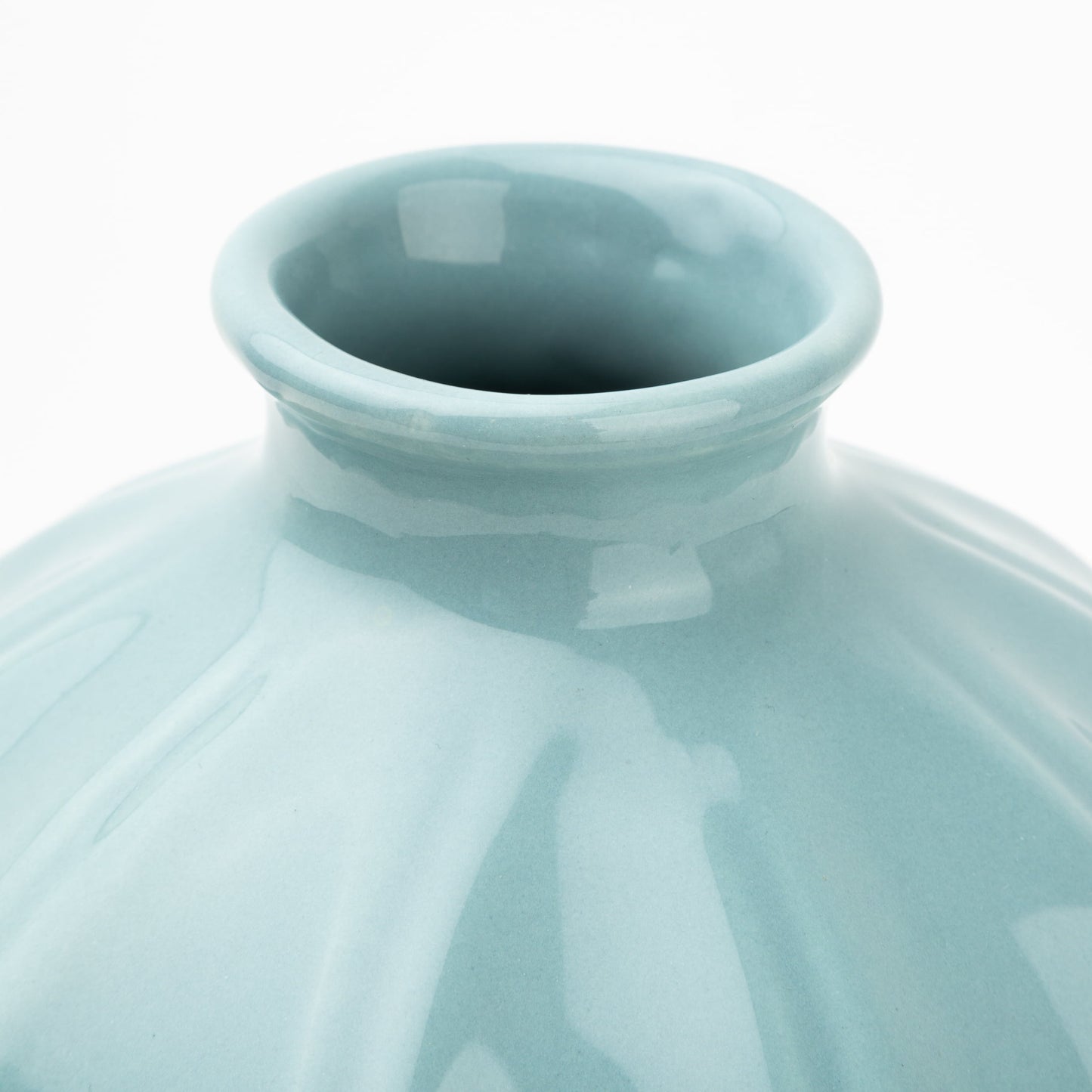 Mainstays Solid Blue Ceramic Vase